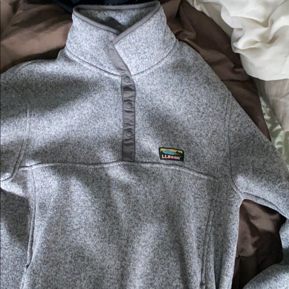 Half button up ll bean sweater